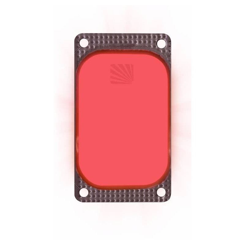Marqueur lumineux rectangulaire rouge VisiPad - 10 heures