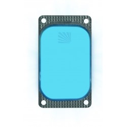 Marqueur lumineux rectangulaire bleu VisiPad - 10 heures