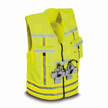 Veste d'identification sans manche, jaune