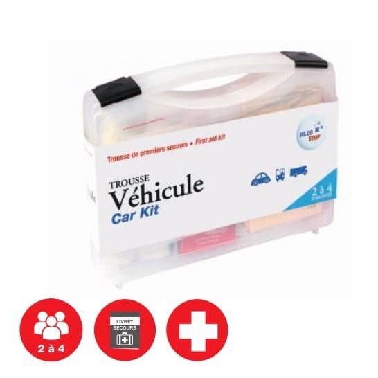 Trousse de secours Véhicule 2 à 4 pers