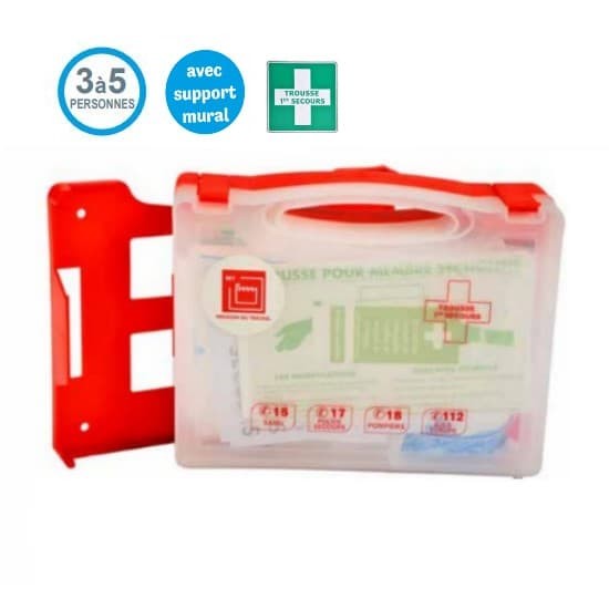 Trousse de secours Médecine du Travail - 3 à 5 pers