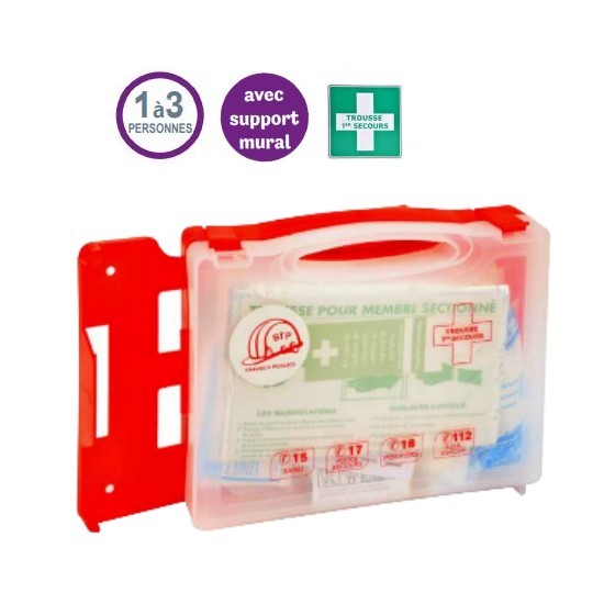 Trousse de secours BTP - 1 à 3 pers